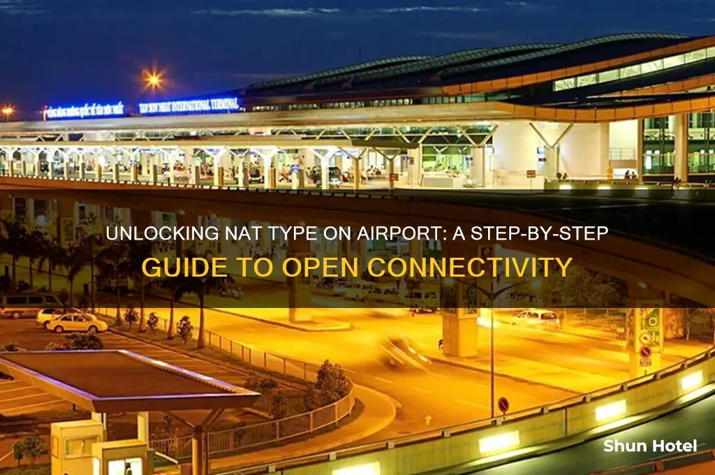 how to open nat type on airport