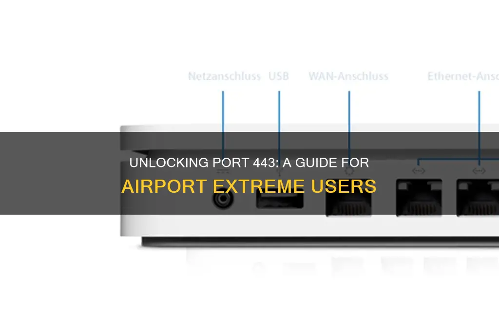 how to open port 443 on airport extreme