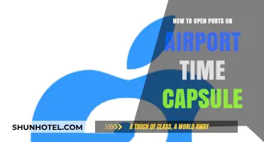 Unlocking Ports: A Guide to Configuring Airport Time Capsule Settings
