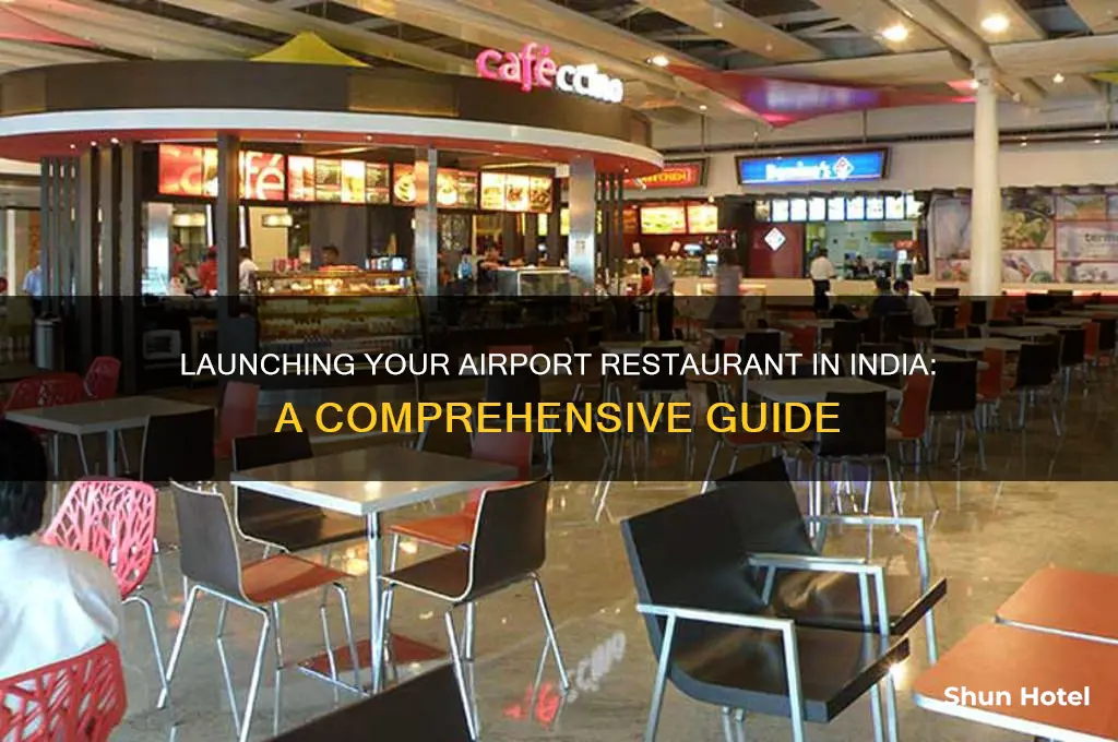 how to open restaurant in airport in india