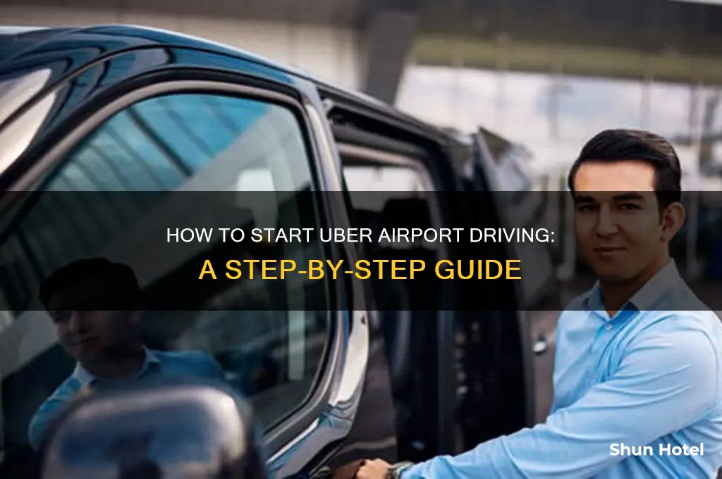 how to open uber airport drive