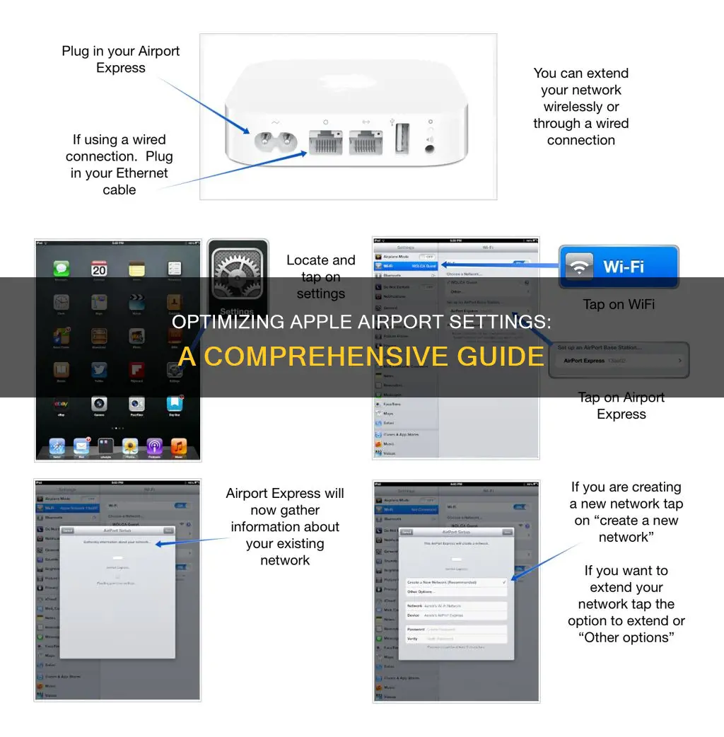 how to optomize apple airport settings