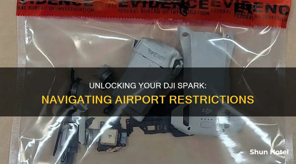 how to overide dji spark airport