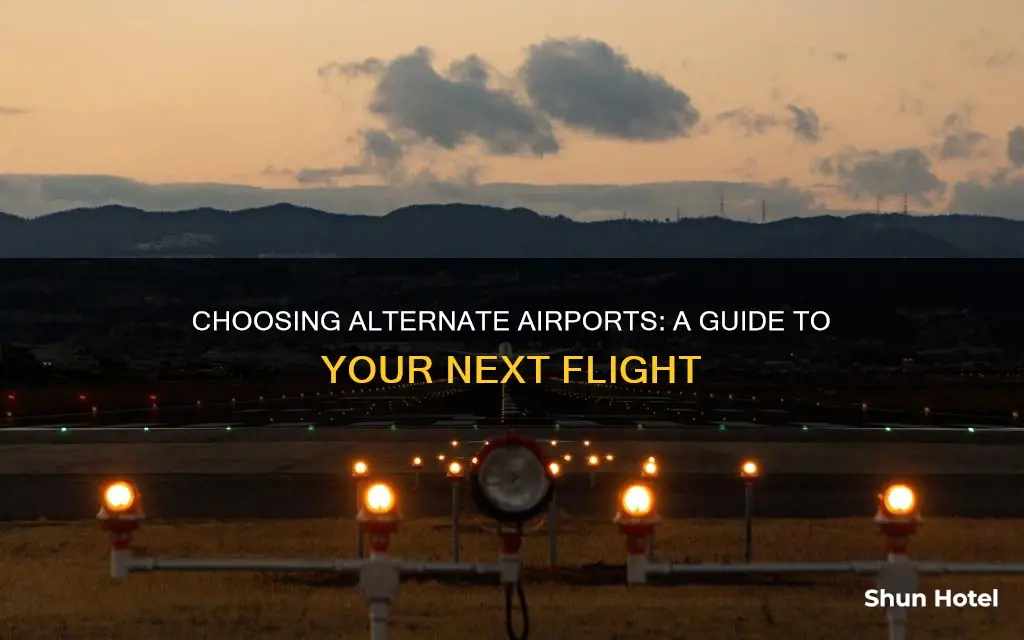 how to pick an alternate airport