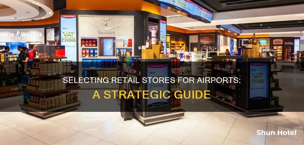how to pick stores for airports