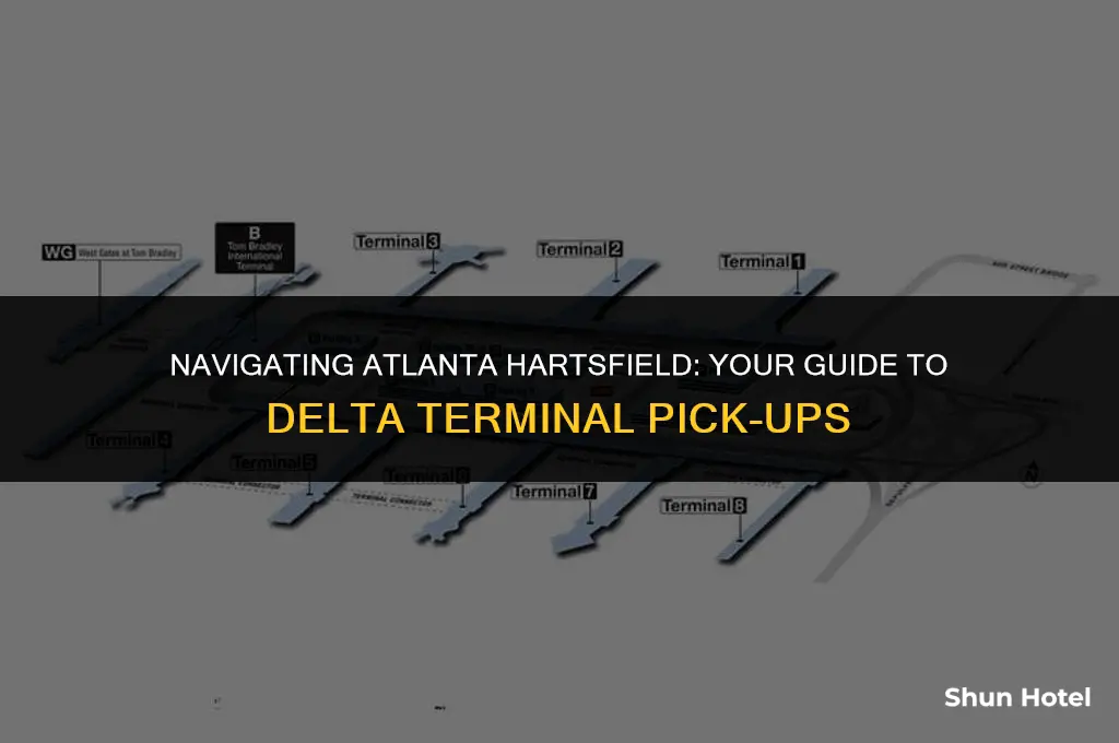 how to pick up at delta terminal atlanta hartsfield airport