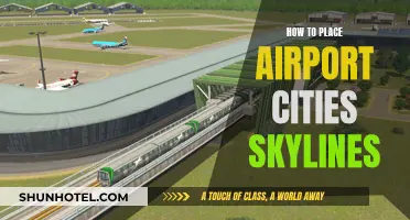 Strategic Airport Placement in Cities: Skylines for Success