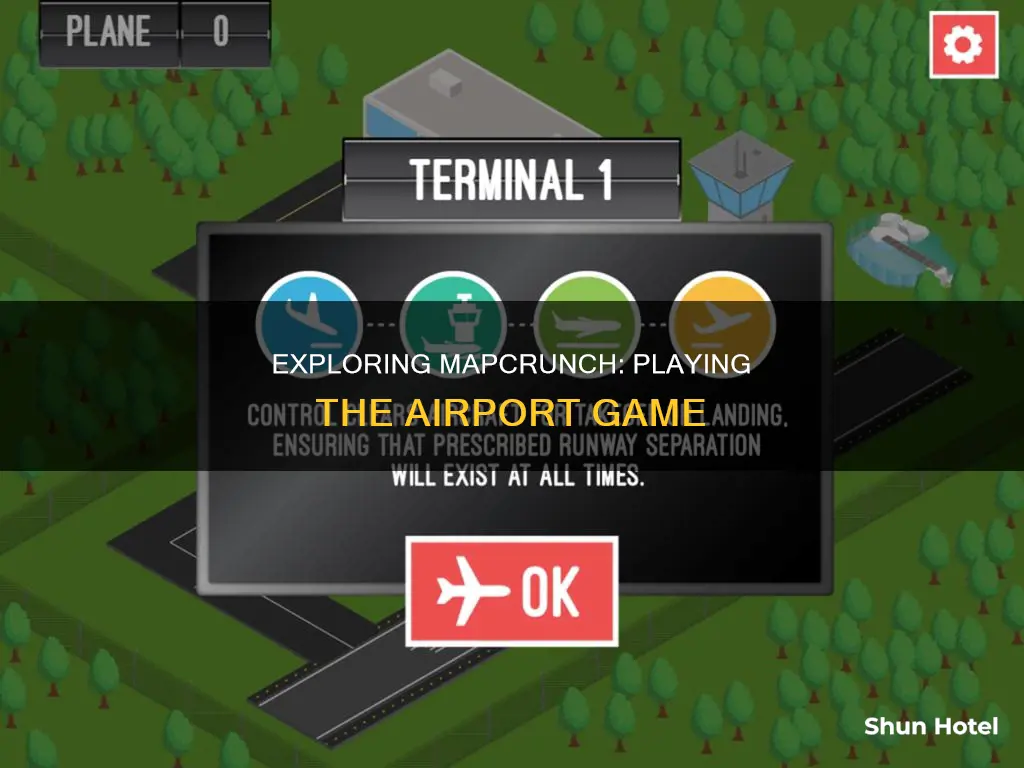 how to play mapcrunch airport game