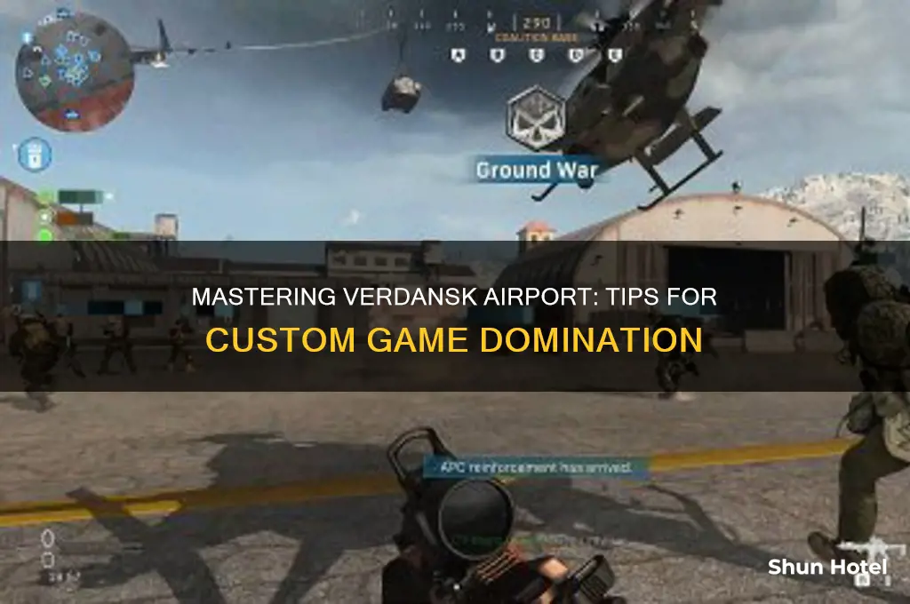 how to play verdansk international airport custom game