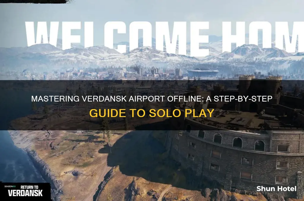 how to play verdansk international airport offline
