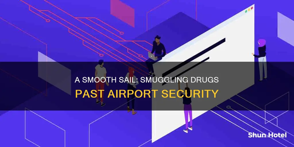 how to plug drugs through airport