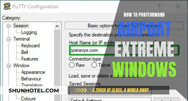Port Forwarding: Airport Extreme to Windows 10