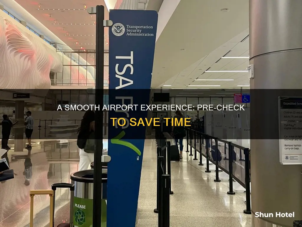 how to pre check at airport