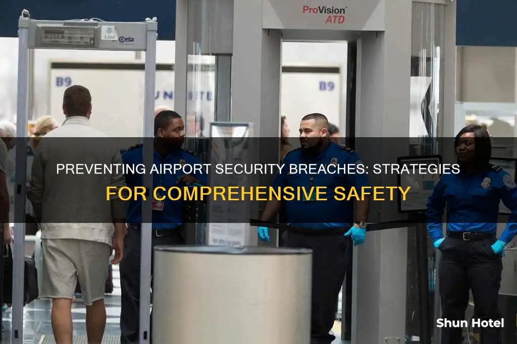 how to prevent airport security breaches