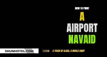 Printing an Airport Navaid: A Step-by-Step Guide