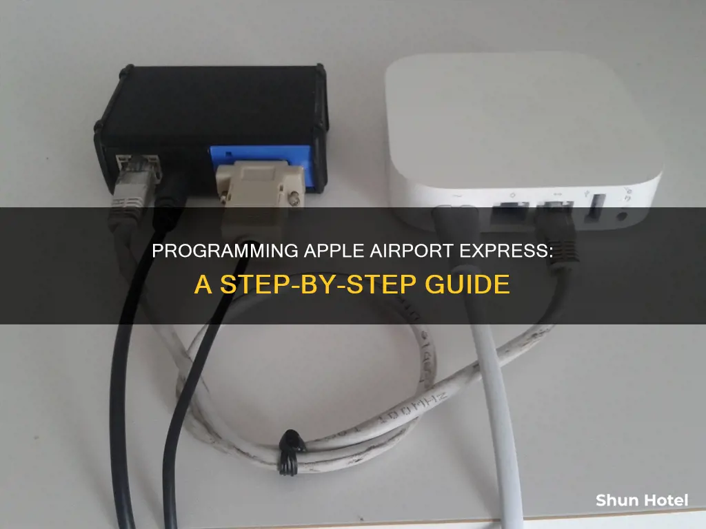 how to program apple airport express