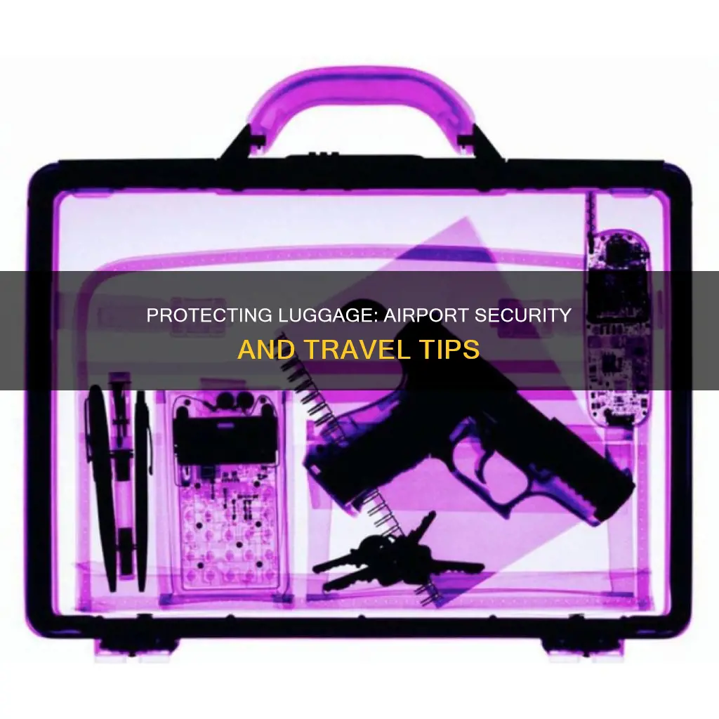 how to protect luggage in airport