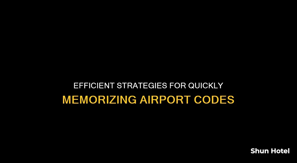 how to quickly memorize airport codes