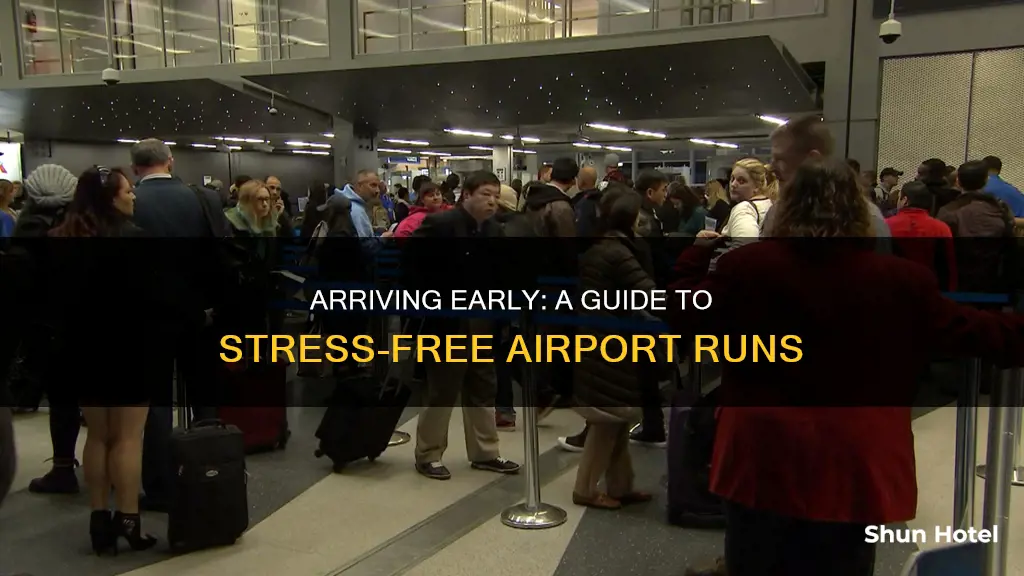 how to reach airport before time