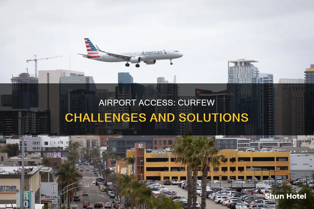 how to reach airport during curfew