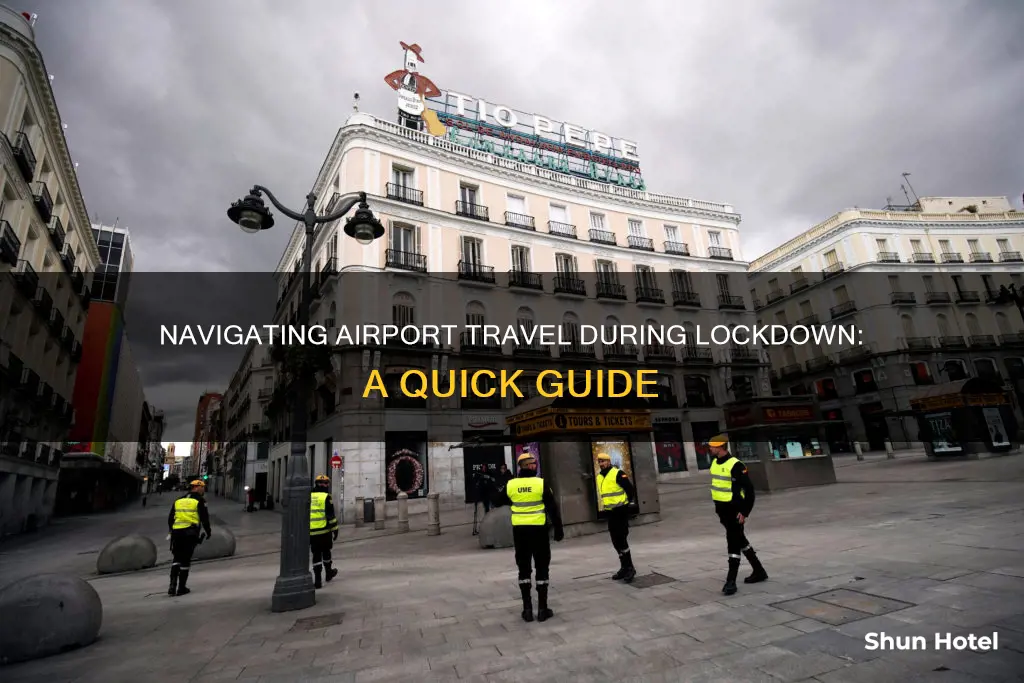 how to reach airport during lockdown