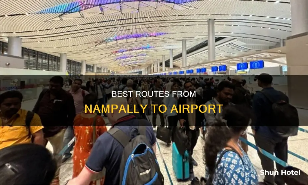 how to reach airport from nampally