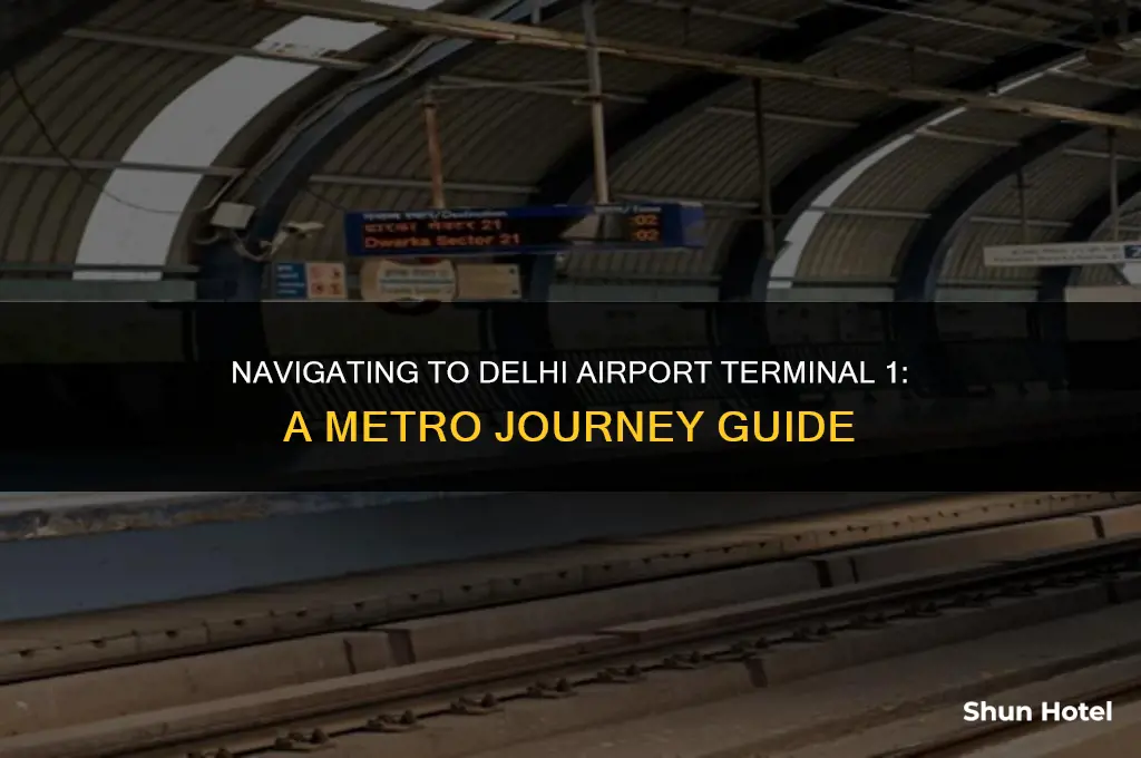 how to reach delhi airport terminal 1 by metro