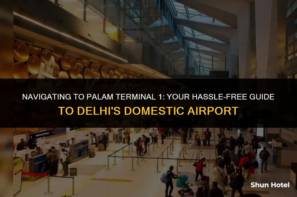 how to reach domestic airport palam terminal 1