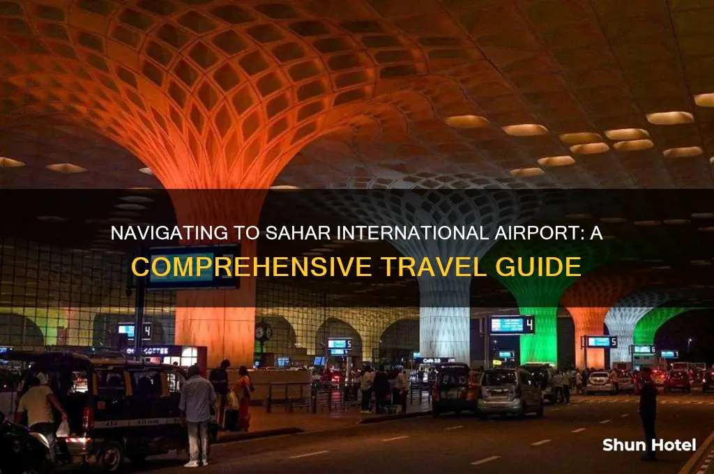 how to reach sahar international airport
