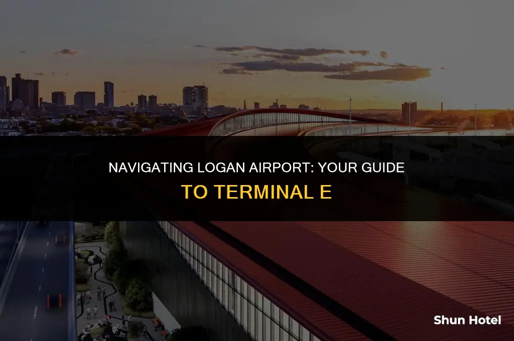 how to reach terminal e in logan airport