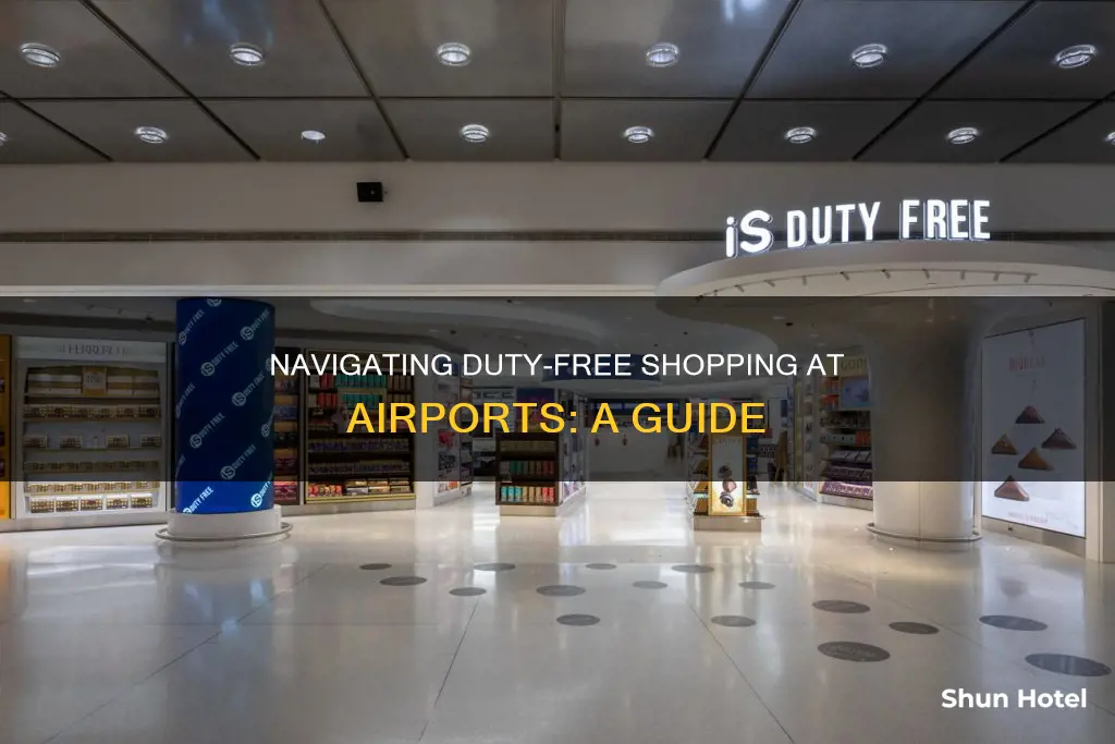 how to receive duty free airports