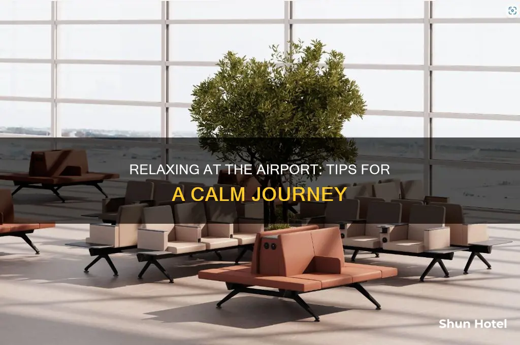 how to relax at the airport
