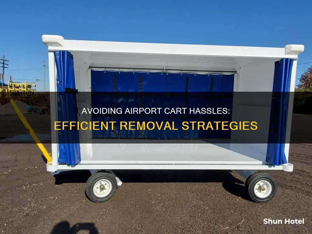 how to remove cart at airport