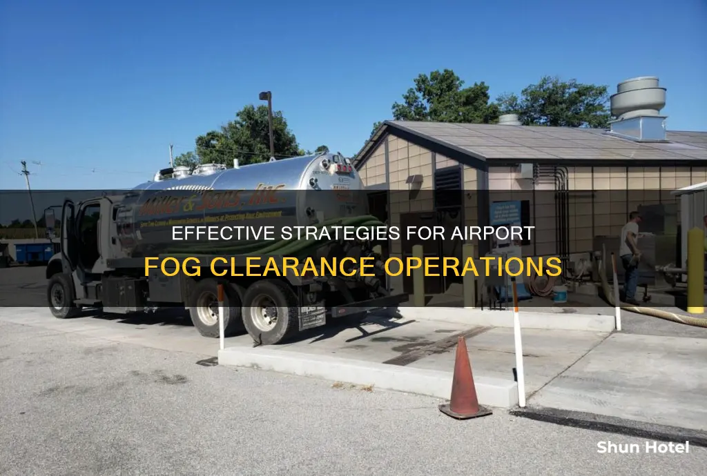 how to remove fog at airport