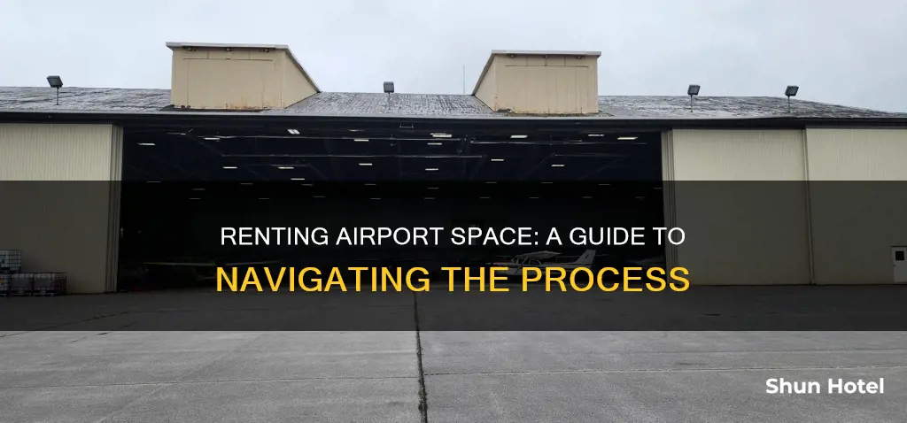 how to rent space at airport