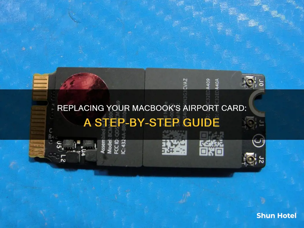 how to replace airport card macbook