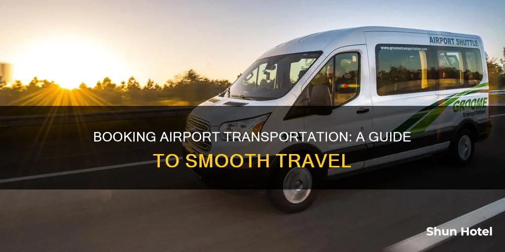 how to reserve transportation in airports