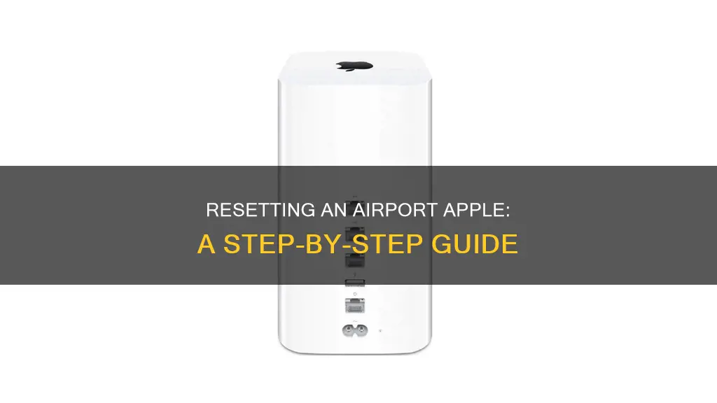 how to reset a airport apple
