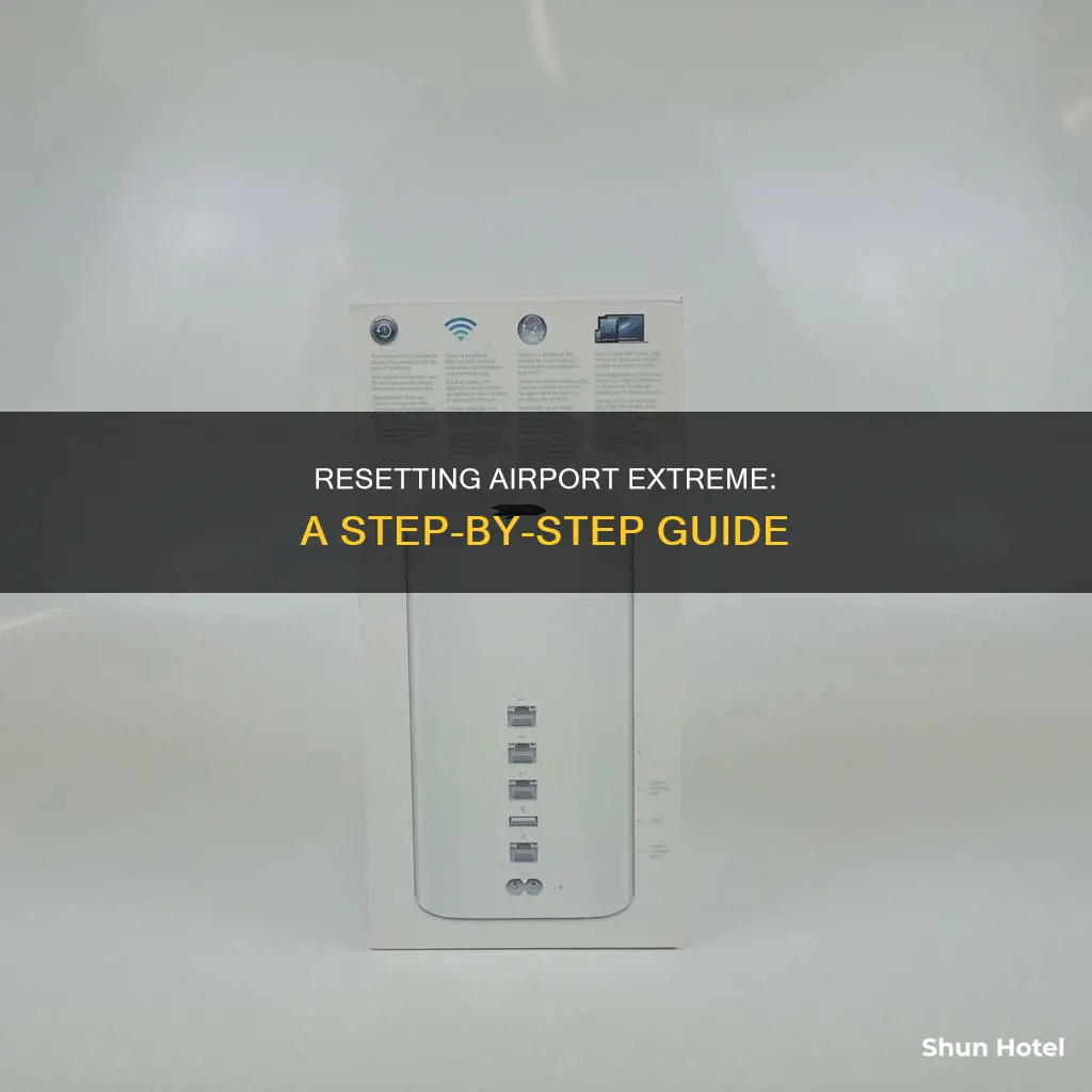 how to reset a airport extreme