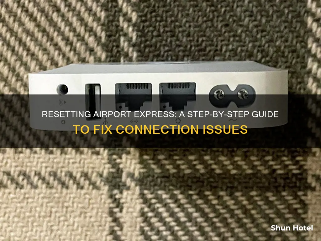 how to reset airport ex ress