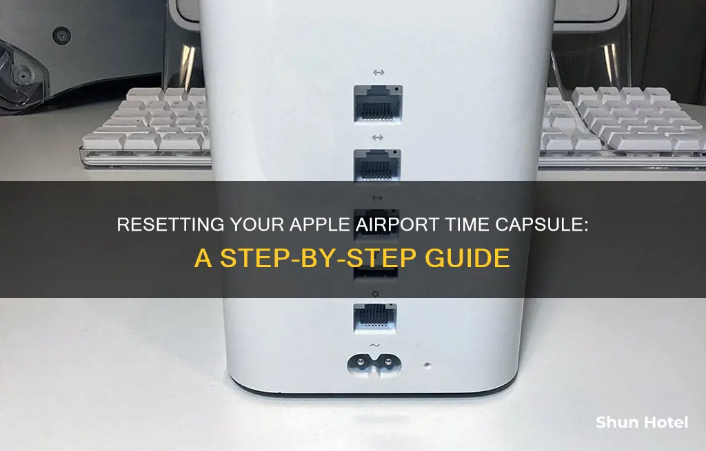 how to reset airport time capsule