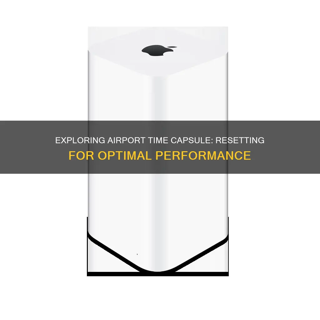 how to rest airport time capsule