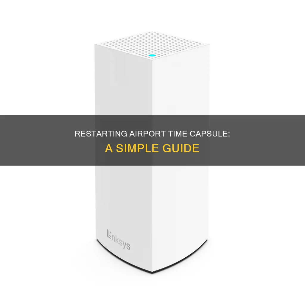 how to restart airport time capsule