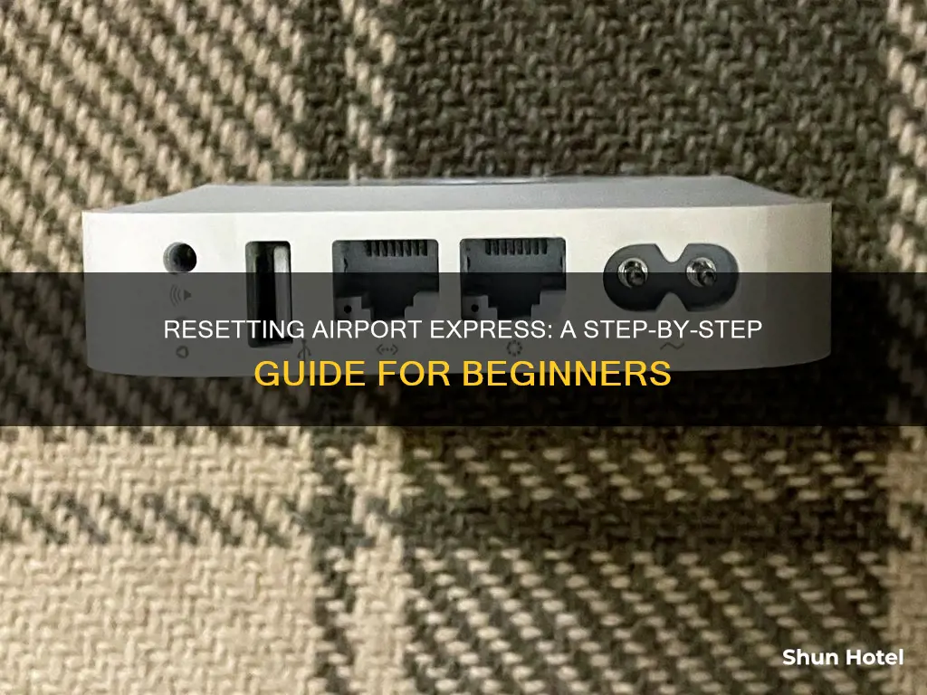 how to restet my airport express