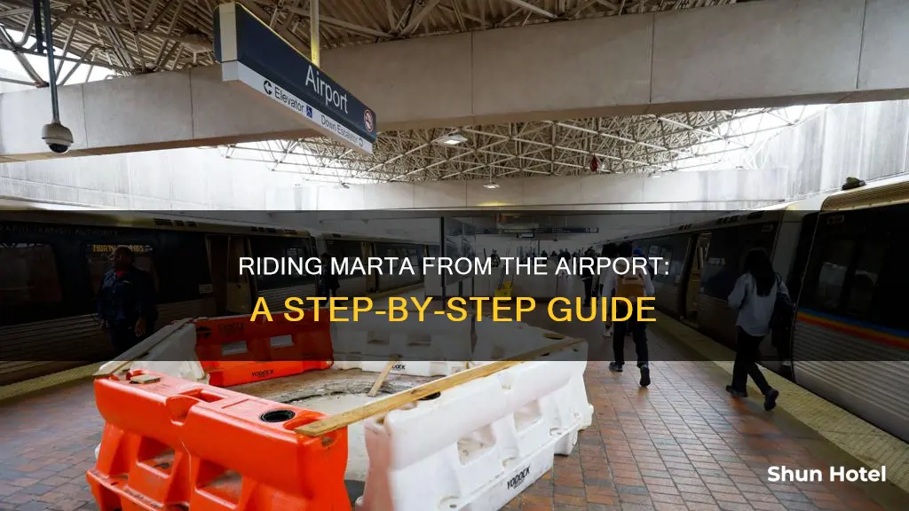 how to ride marta from airport