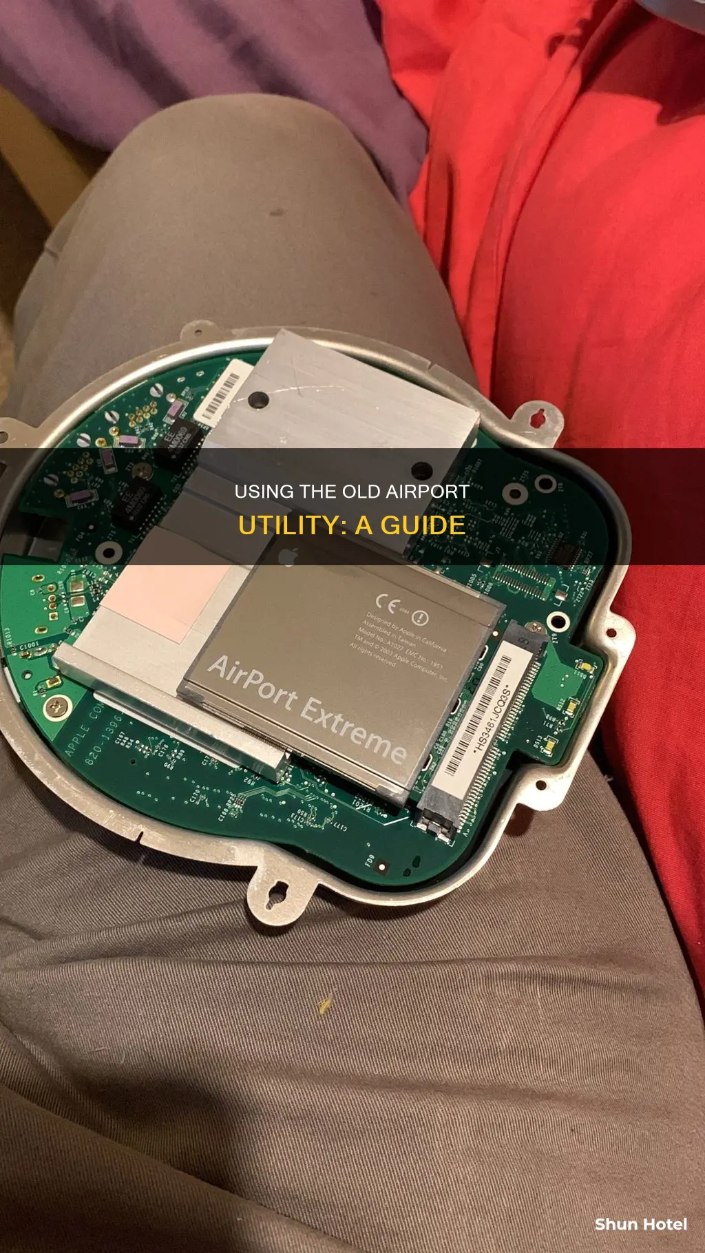 how to run old airport utility