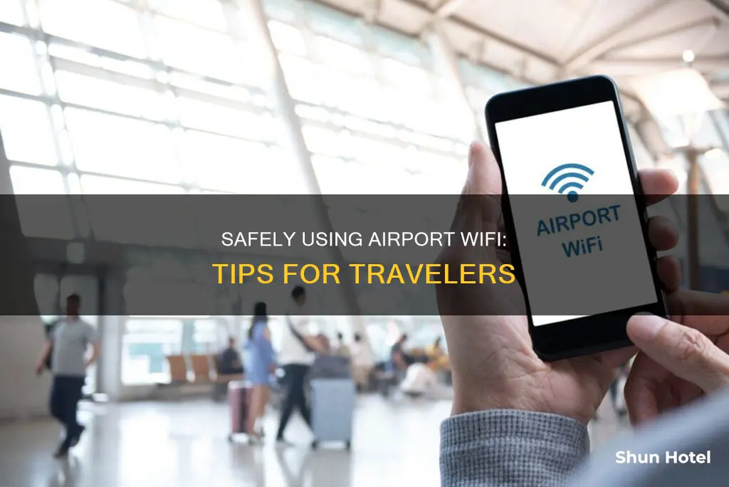 how to safely use airport wifi