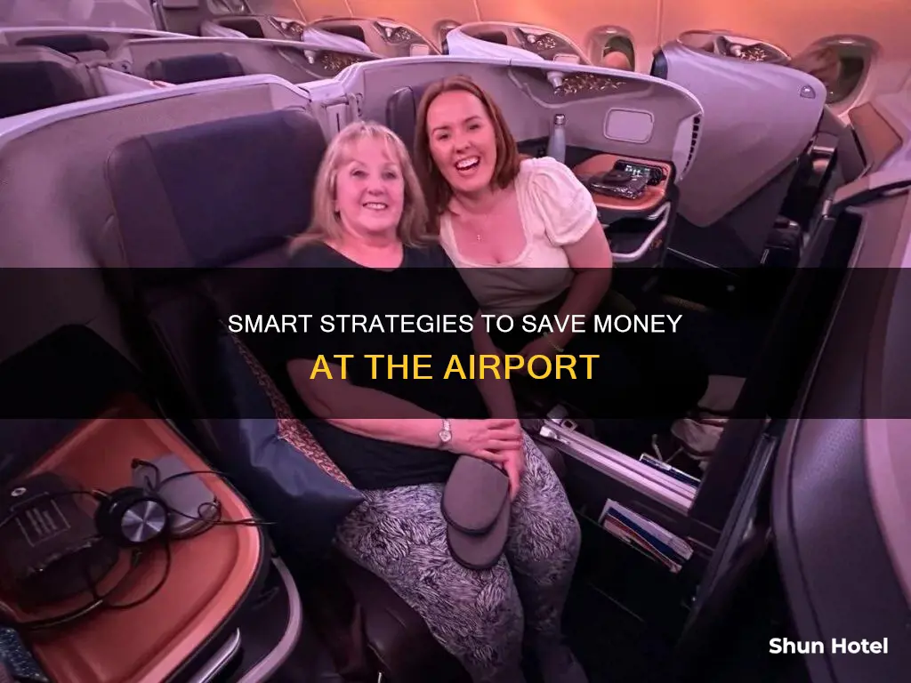 how to save money at airport