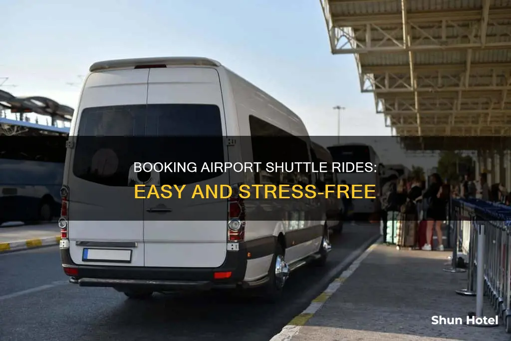 how to schedule airport shuttle rides