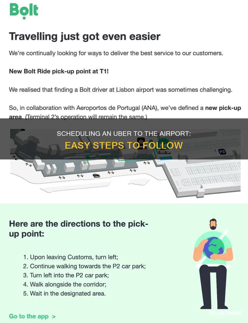 how to schedule uber airport pickup